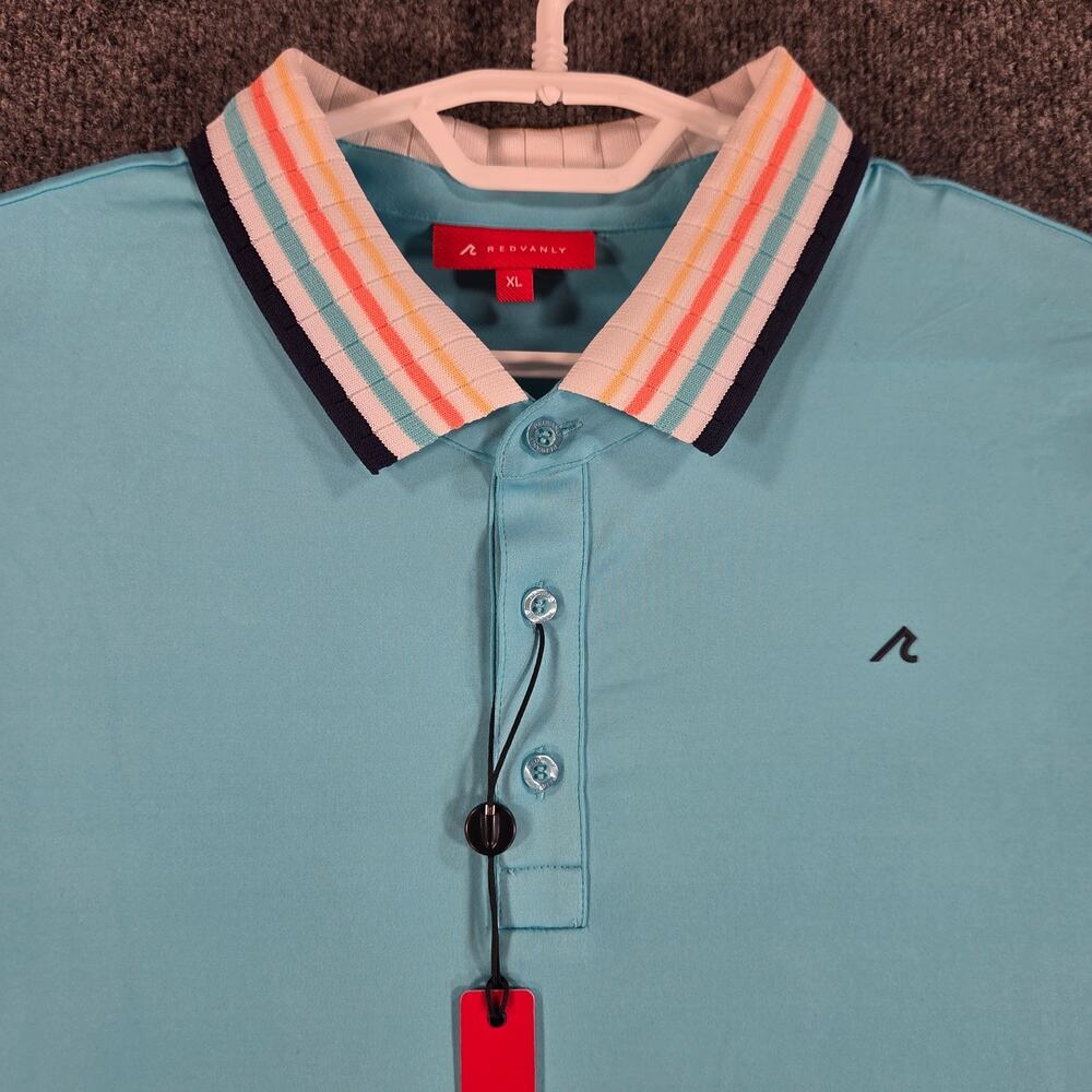 Redvanly Mael Curacao Polo Golf Performance Stretch Shirt XLarge NEW FREE SHIP